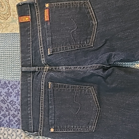 7 for All Mankind Dark Wash Jeans - Picture 6 of 6